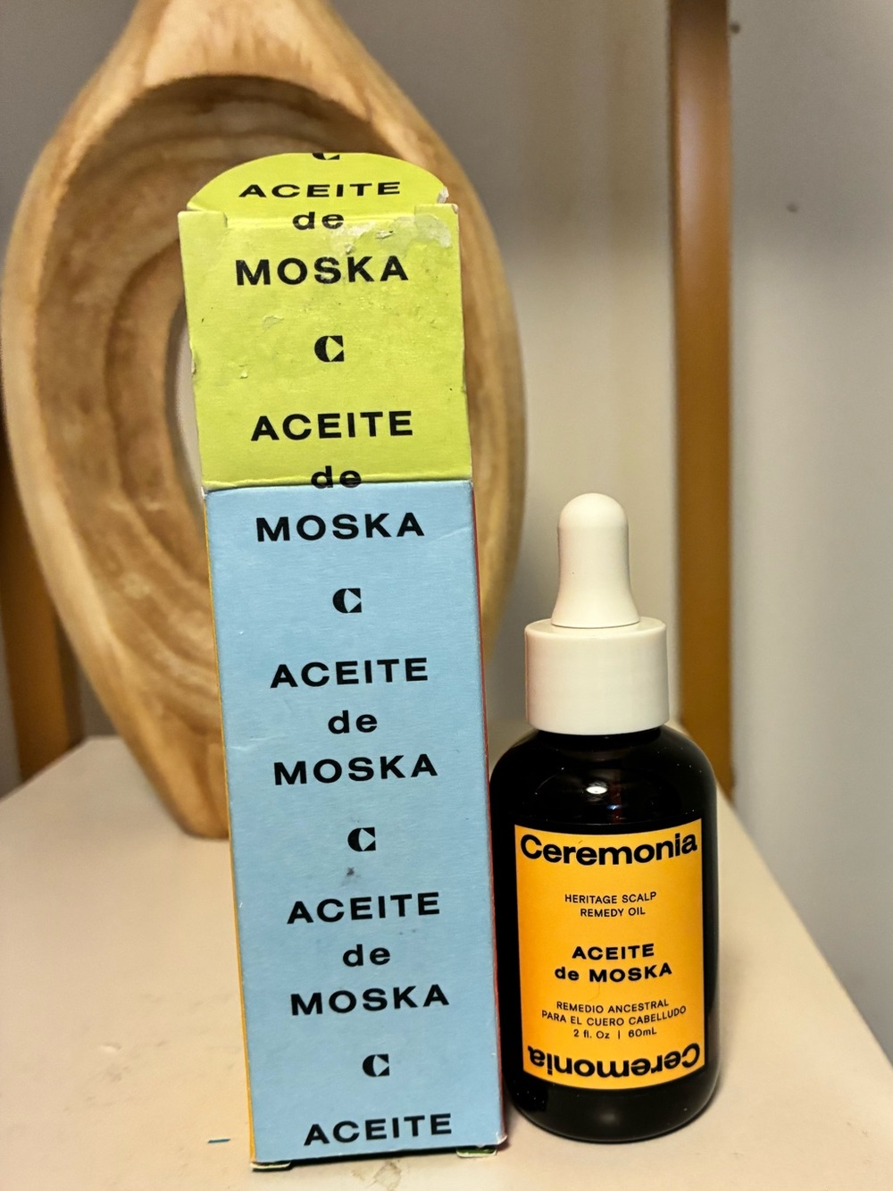 Ceremonia Aceite de Moska Scalp Remedy Oil 2 fl oz 60 mL NEW